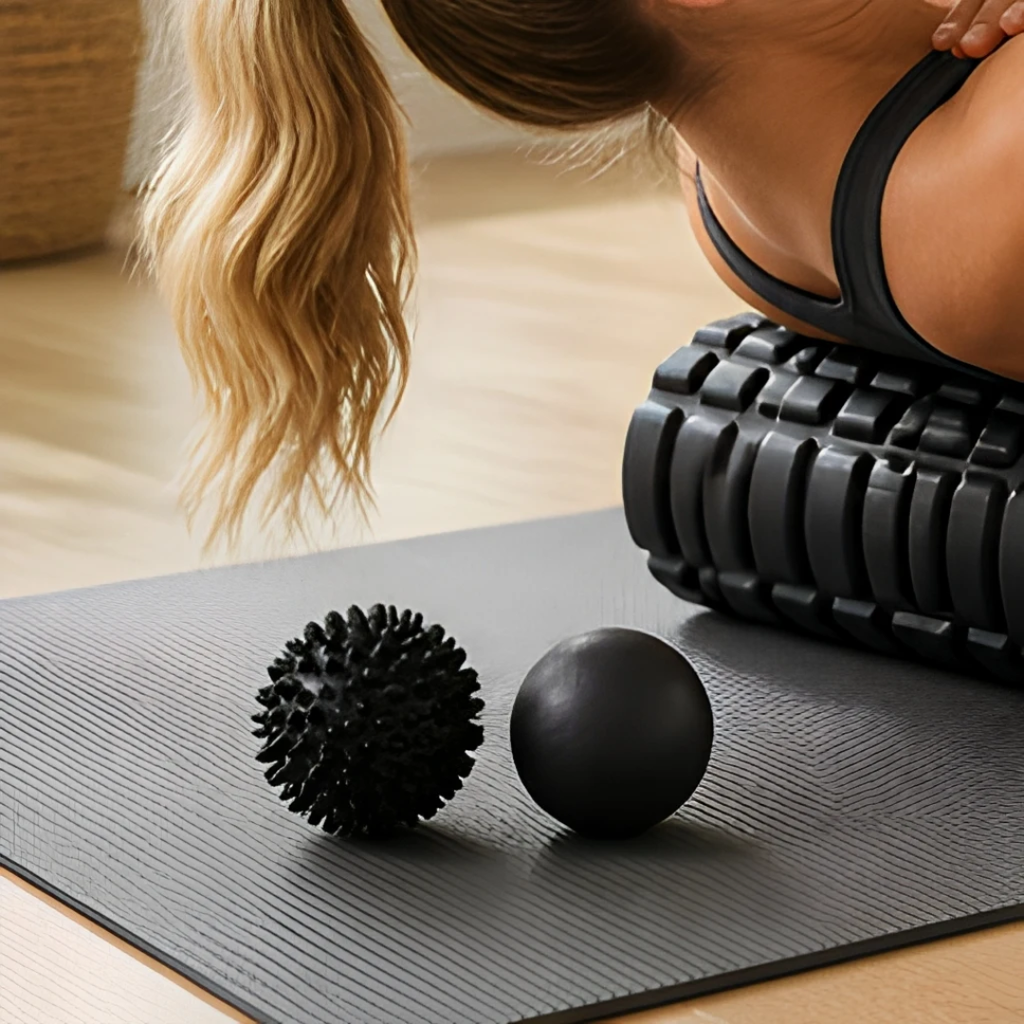 3-Piece Trigger Point Foam Roller & Massage Ball Recovery Set