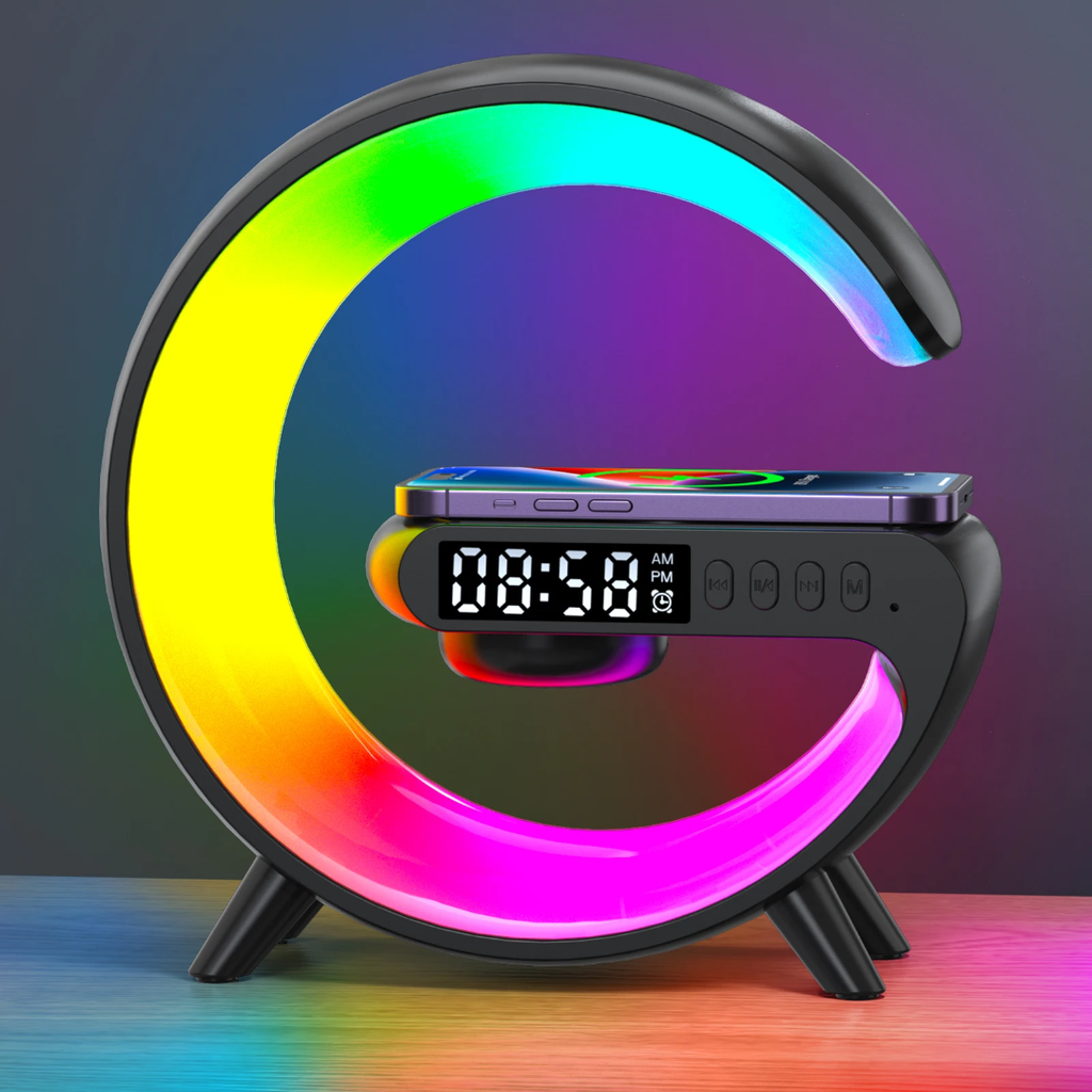 5-in-1 Sunrise Alarm Clock & RGB Bedside Speaker