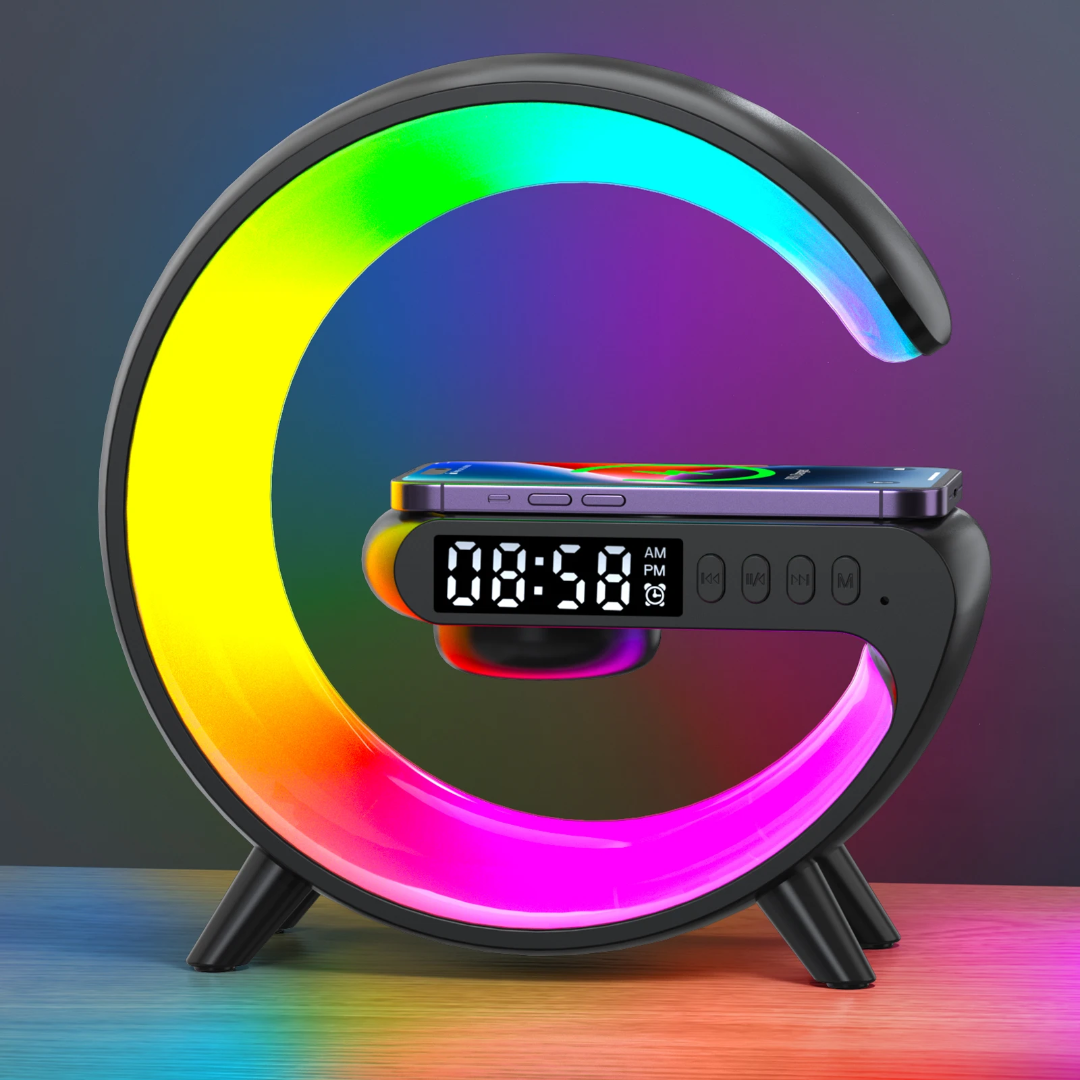 5-in-1 Sunrise Alarm Clock & RGB Bedside Speaker